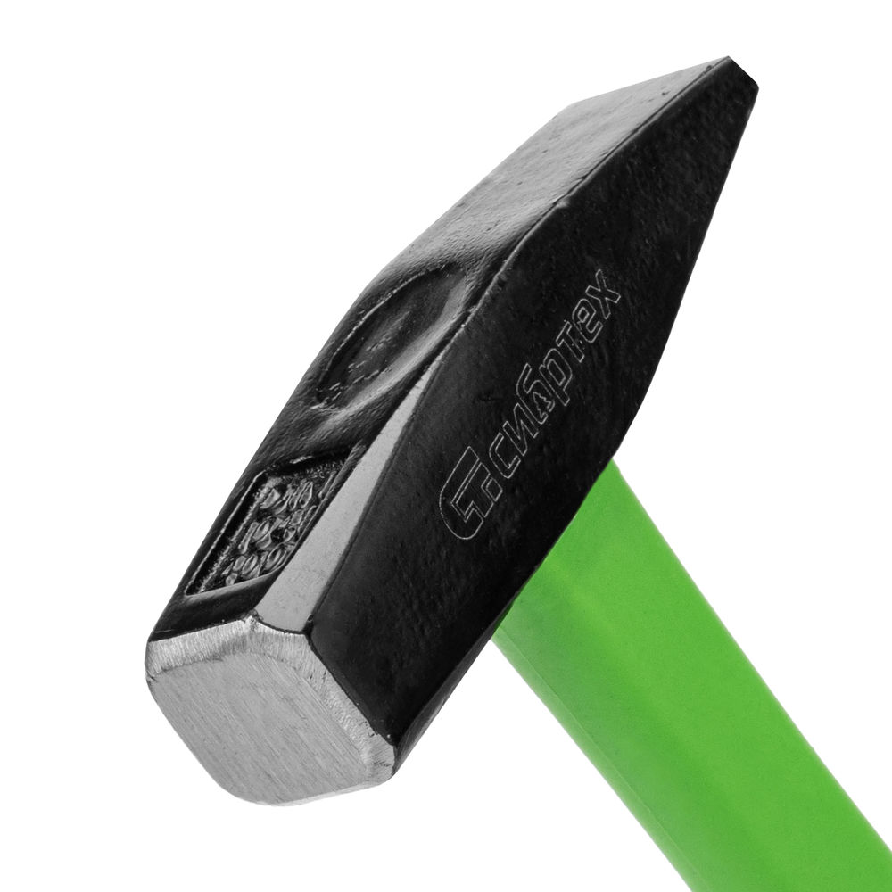 Молоток слесарный, 400 г, фибергласовая обрезиненная рукоятка Сибртех (10321)