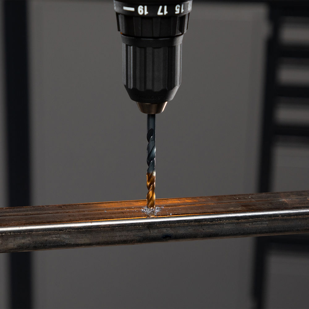 Набор сверл по металлу, 1,5-6,5 мм, HSS-Tin, Golden Tip, 13 шт Denzel (72318)