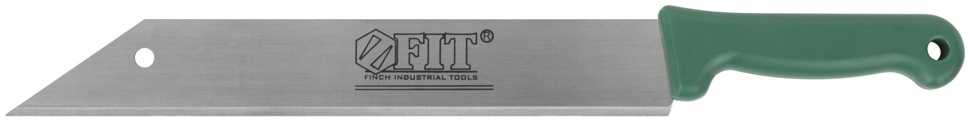 Нож для резки теплоизоляционных плит, лезвие 340х50 мм, высокоуглеродистая сталь, мягкая пластиковая ручка (10640)