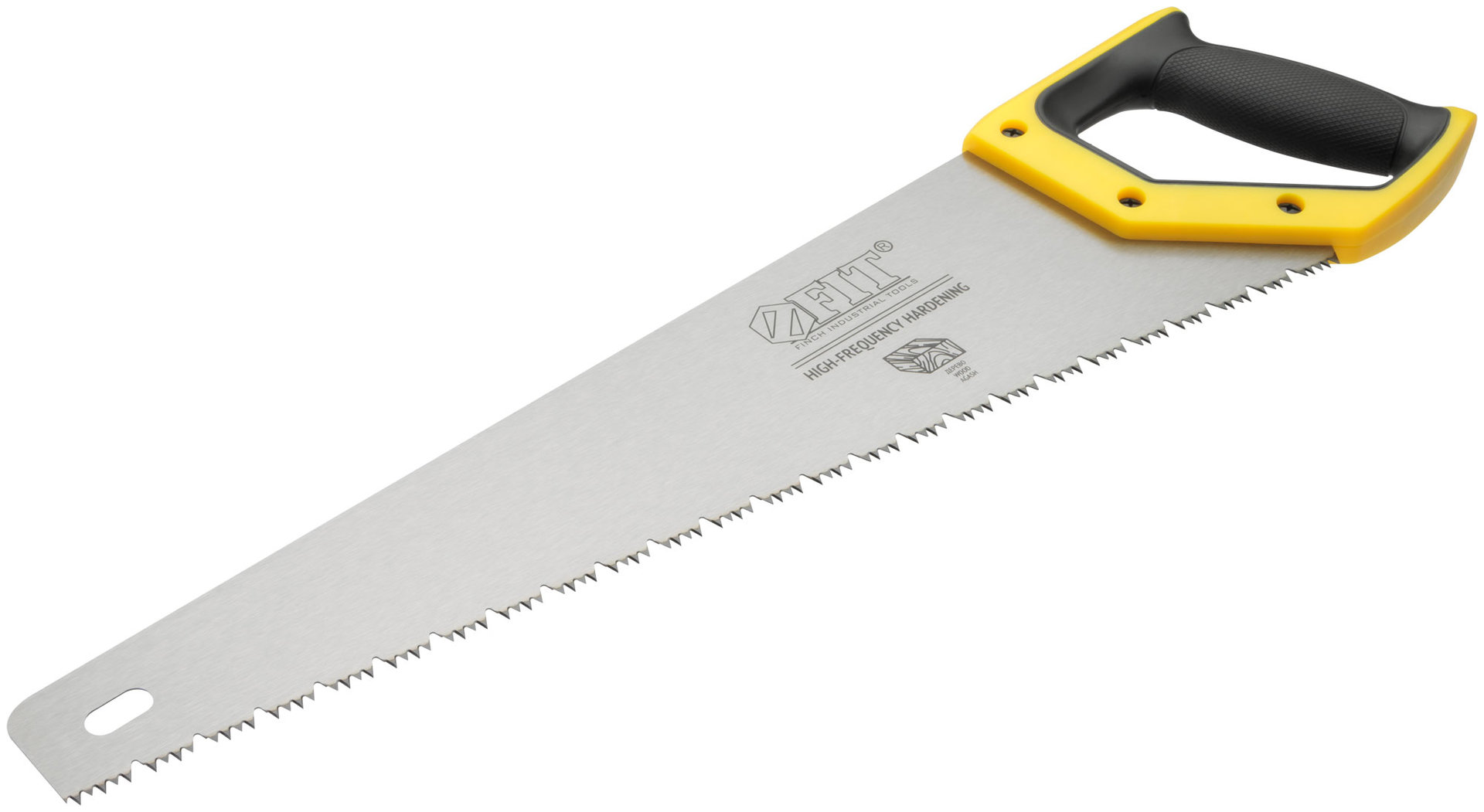 Ножовка по дереву, переменный профиль, каленый зуб, по живой/влажной древесине, Профи 450 мм (40533)