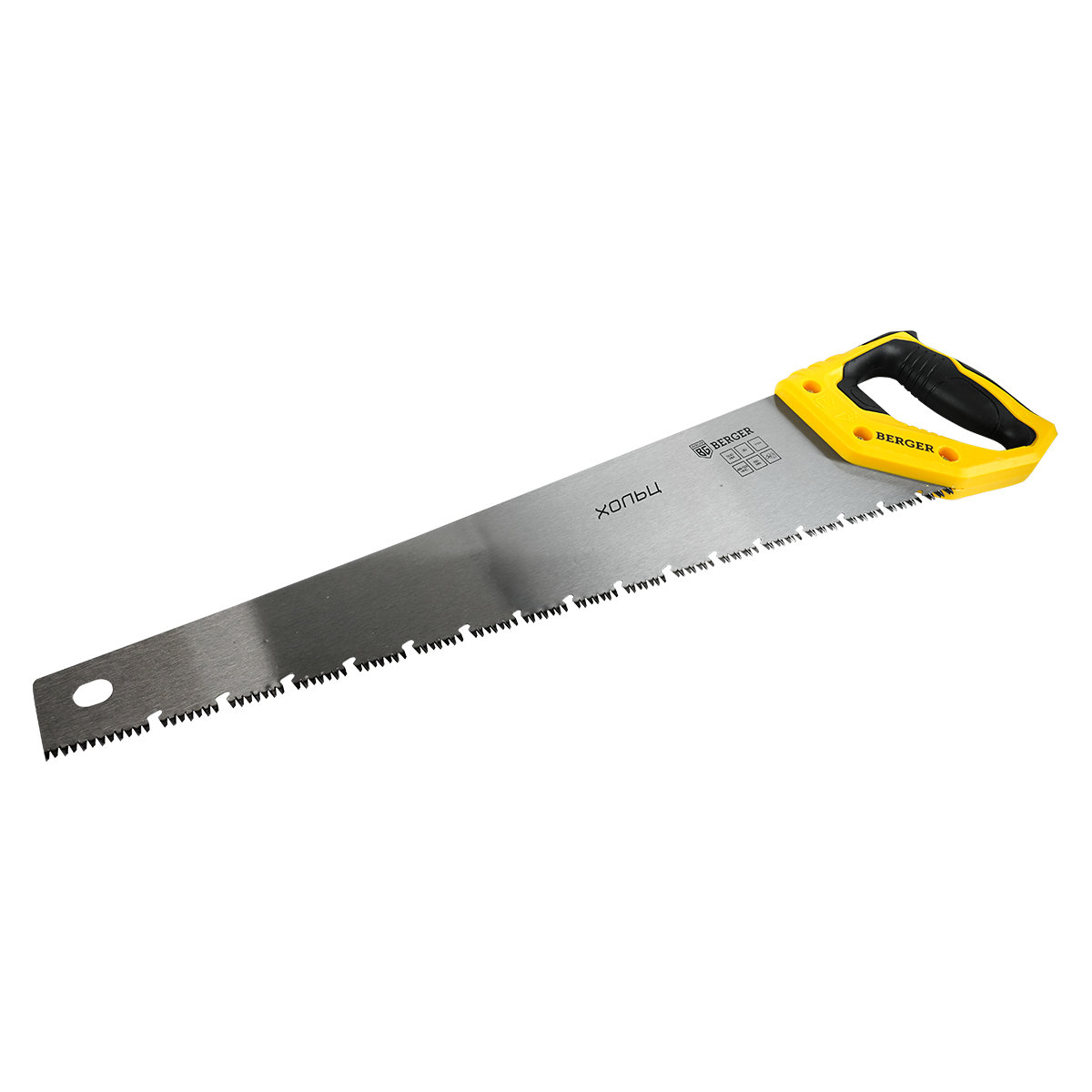 Ножовка по дереву «ХОЛЬЦ» сегментная 500мм, 3D заточка, 7TPI, BERGER BG1840