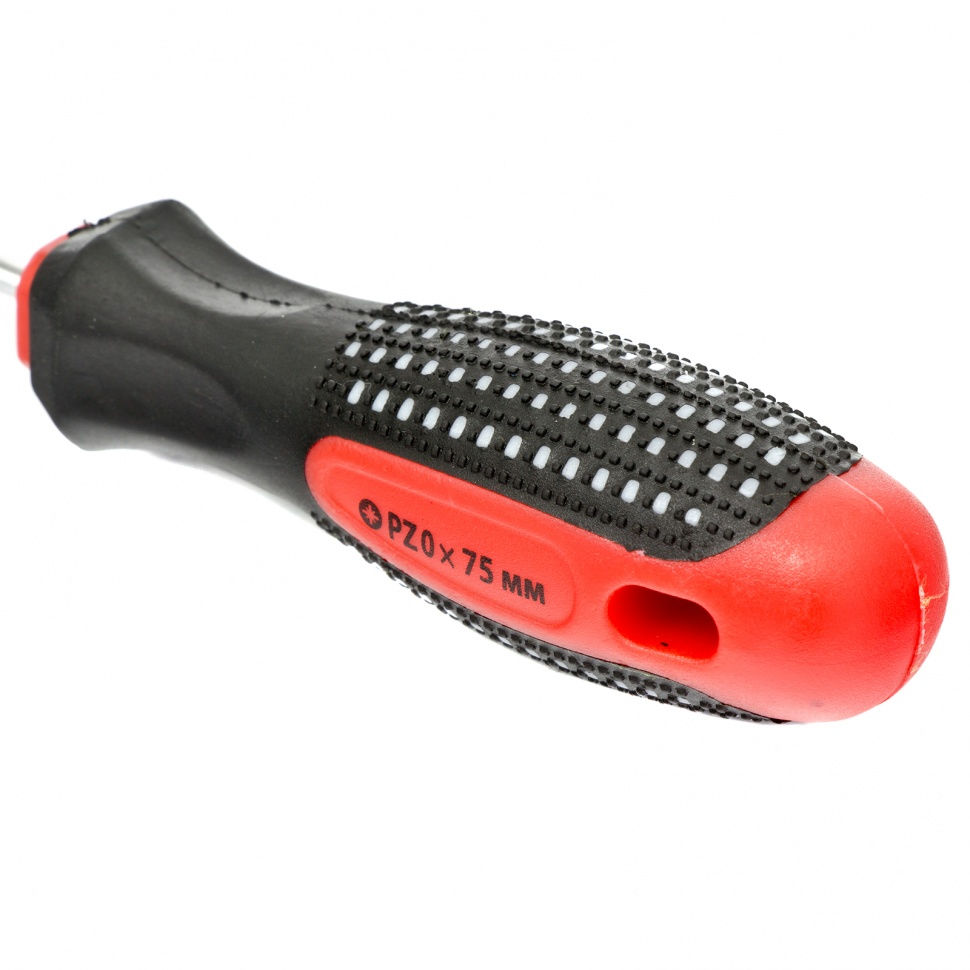 Отвертка Fusion, PZ0 x 75 мм, CrV, трехкомпонентная рукоятка Anti slip Matrix
