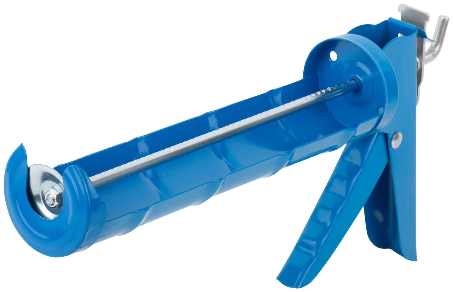 Пистолет для герметика 225 мм полукорпусной, зубчатый шток (14219)