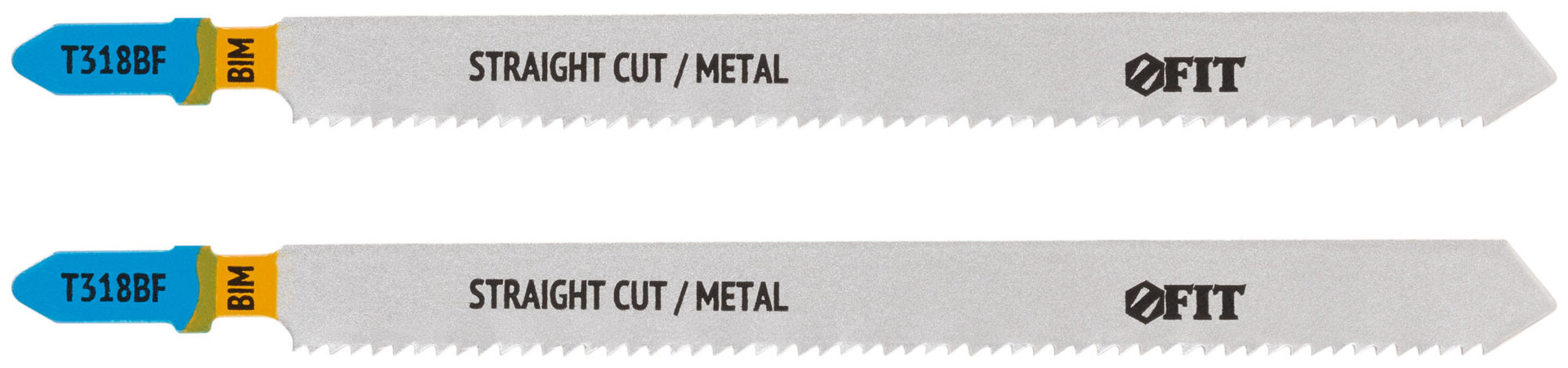 Полотна по металлу, Bimetal, фрезерованные, волнистые зубья, 132/106/1,8 мм (T318AF), 2 шт. (40920)