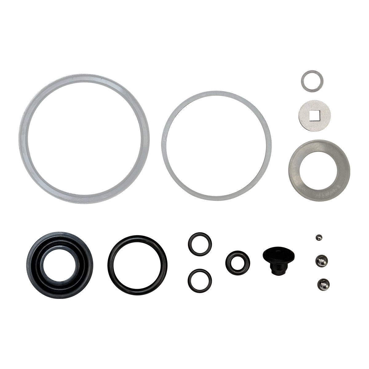 Ремкомплект 2т подкатного домкрата АЙФЕЛЬ BG1278 (14 шт сальников и уплотнительных колец) BG4013