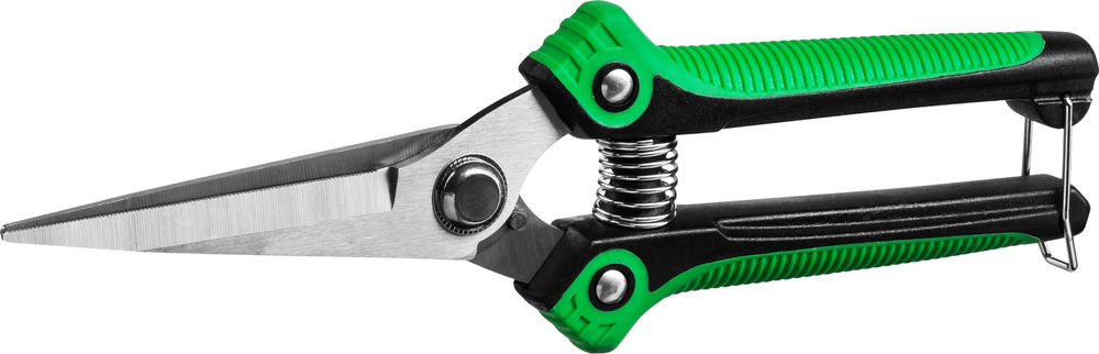 Садовые ножницы 205 мм, нержавеющая сталь, пластиковые рукоятки РОСТОК PC-80 423080