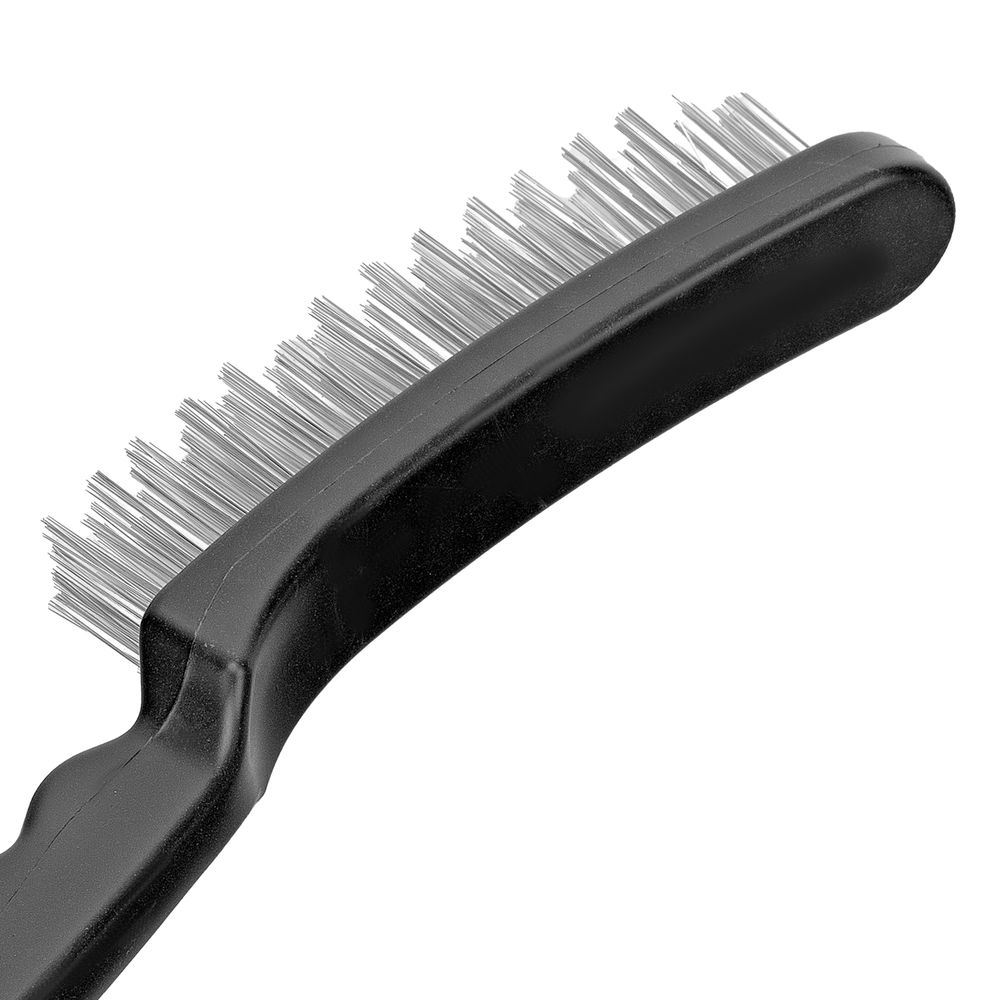 Щетка четырехрядная металлическая с пластмассовой ручкой Sparta (748665)