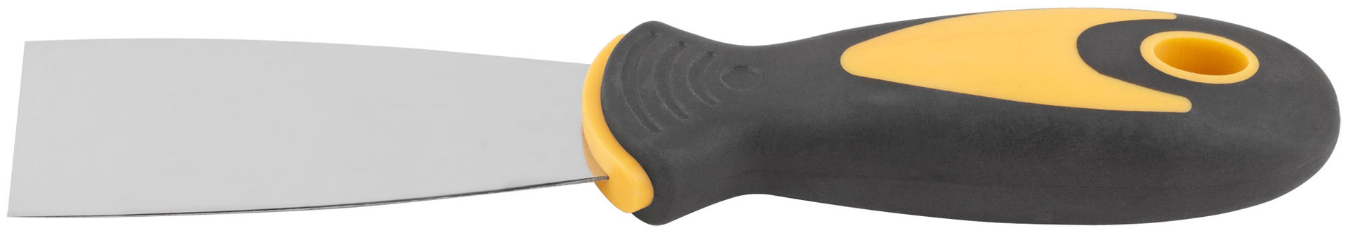 Шпатель, нерж.сталь, прорезиненная ручка 1,5 (38 мм) (06692)