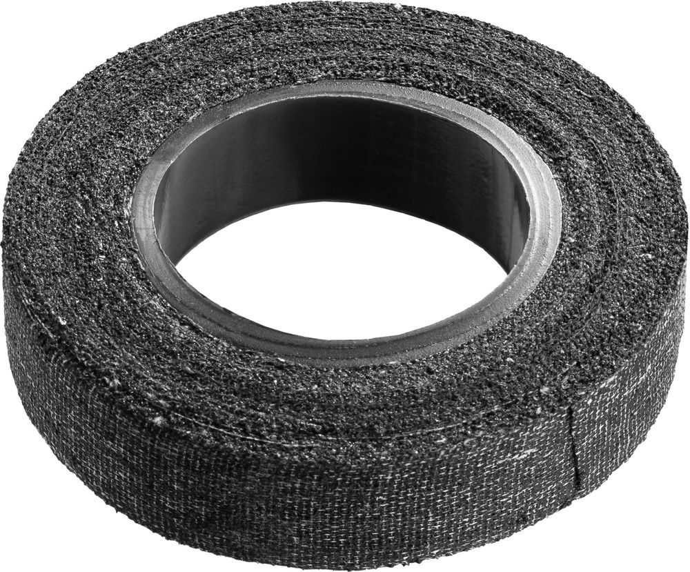 Изолента х/б 18 мм х 15 м, 1 000 В, черная СИБИН 1230-15