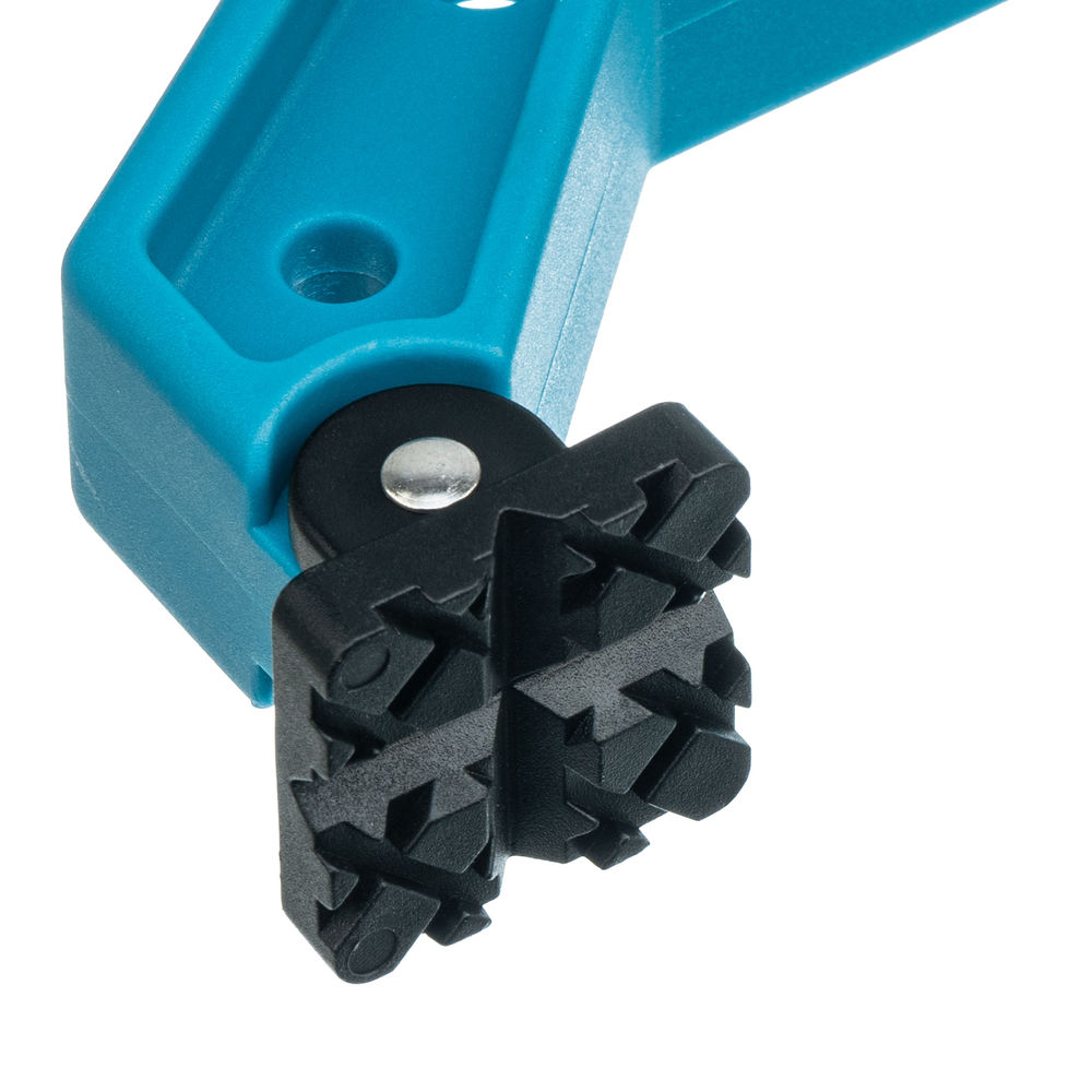 Струбцина клещеобразная 4, пластиковый корпус, храповой механизм жесткой фиксации, 100 мм Gross (20805)