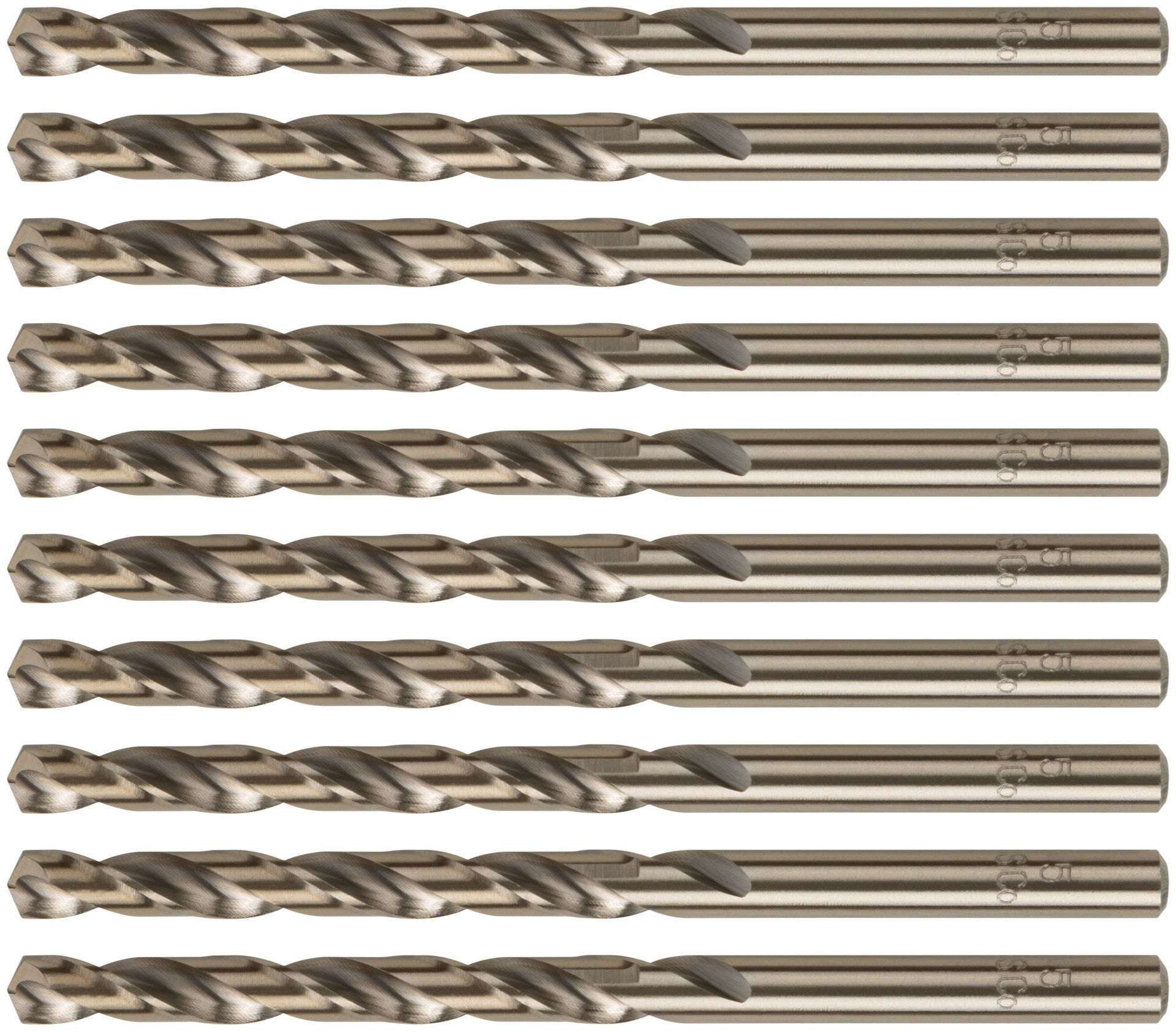Сверла по металлу HSS с добавкой кобальта 5% Профи 5,5 мм (10 шт.) (33955)