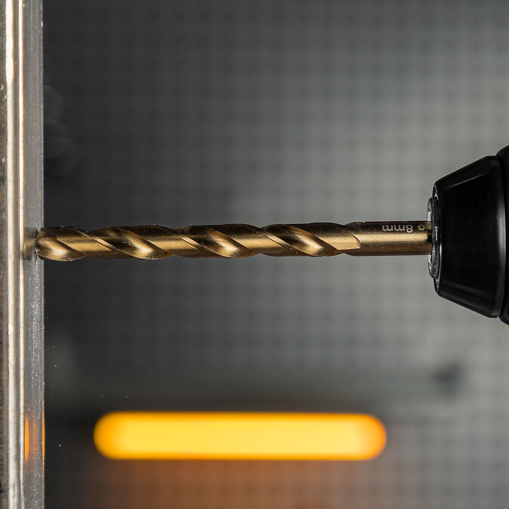 Сверло по металлу, 8 мм, HSS Co-8%// Denzel (71454)