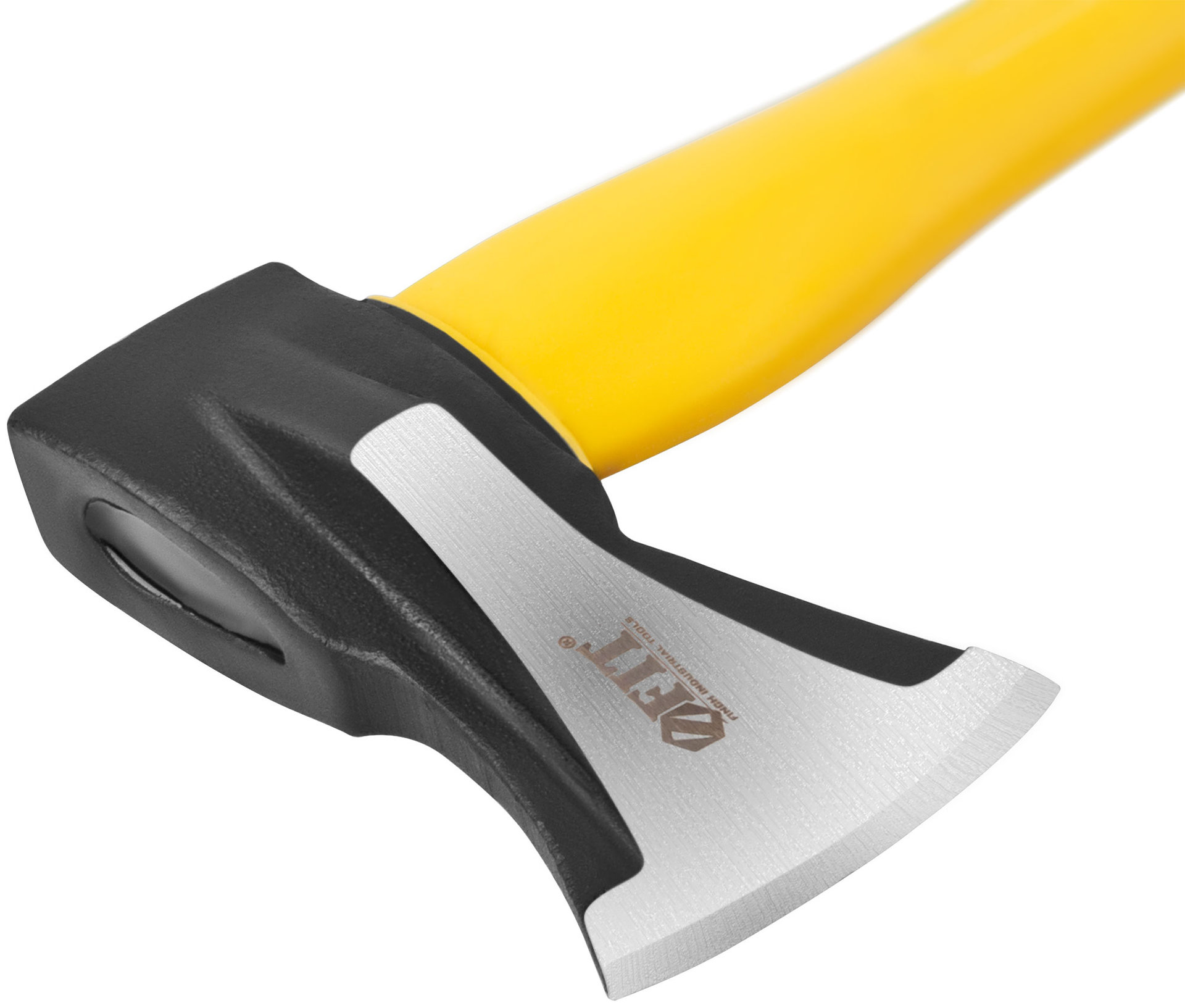 Топор-колун ушастый кованый, фиберглассовая длинная ручка 800 мм, 2000 гр.