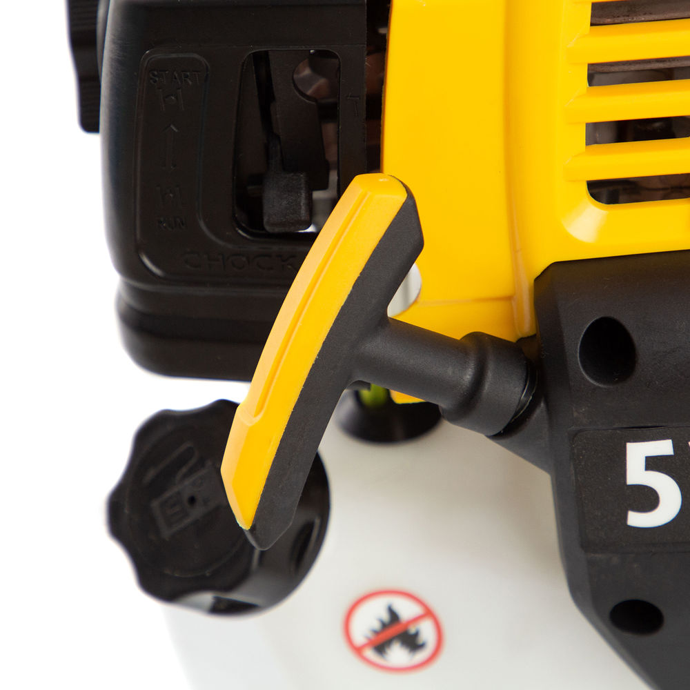 Триммер бензиновый DT 52S, 52 см3, 3 л. с, разъемная штанга, состоит из 2 частей Denzel (96227)