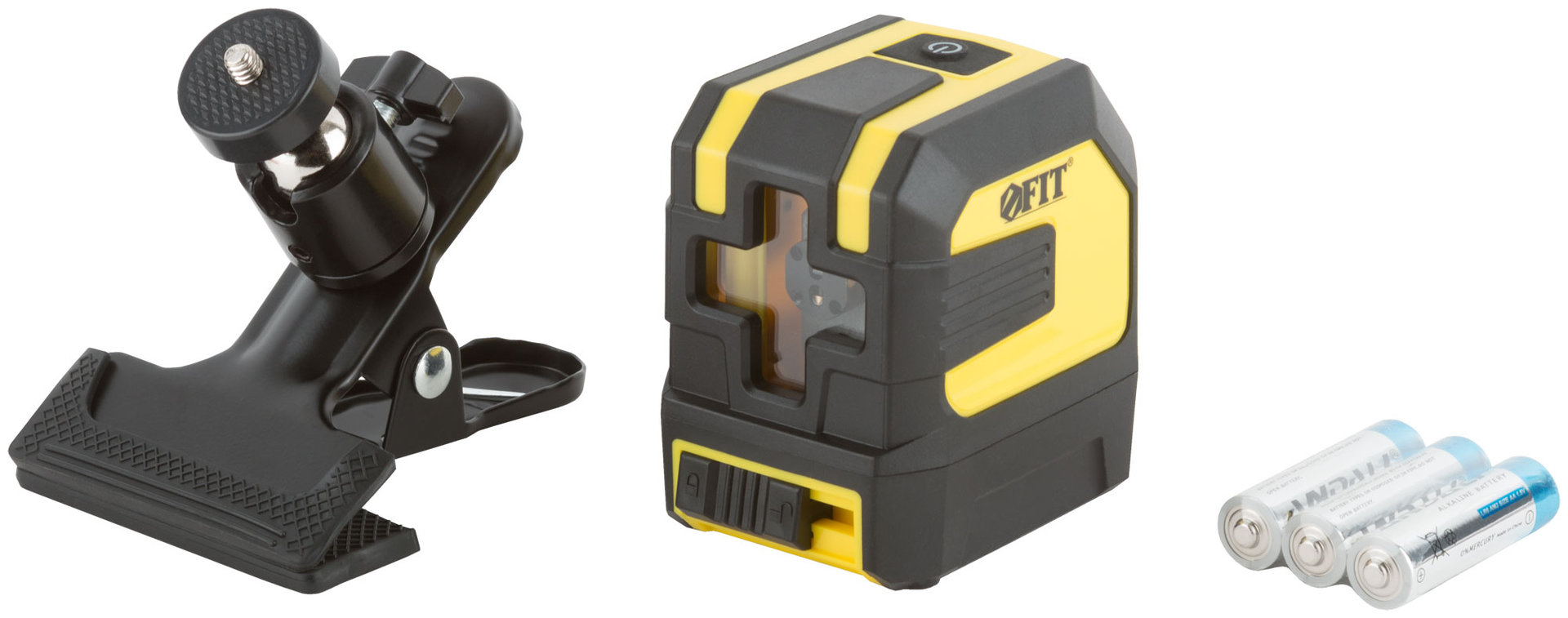 Уровень лазерный самоуспокаивающийся, красные лучи, крест, диапазон 15 м, без треноги, чехол (18630)