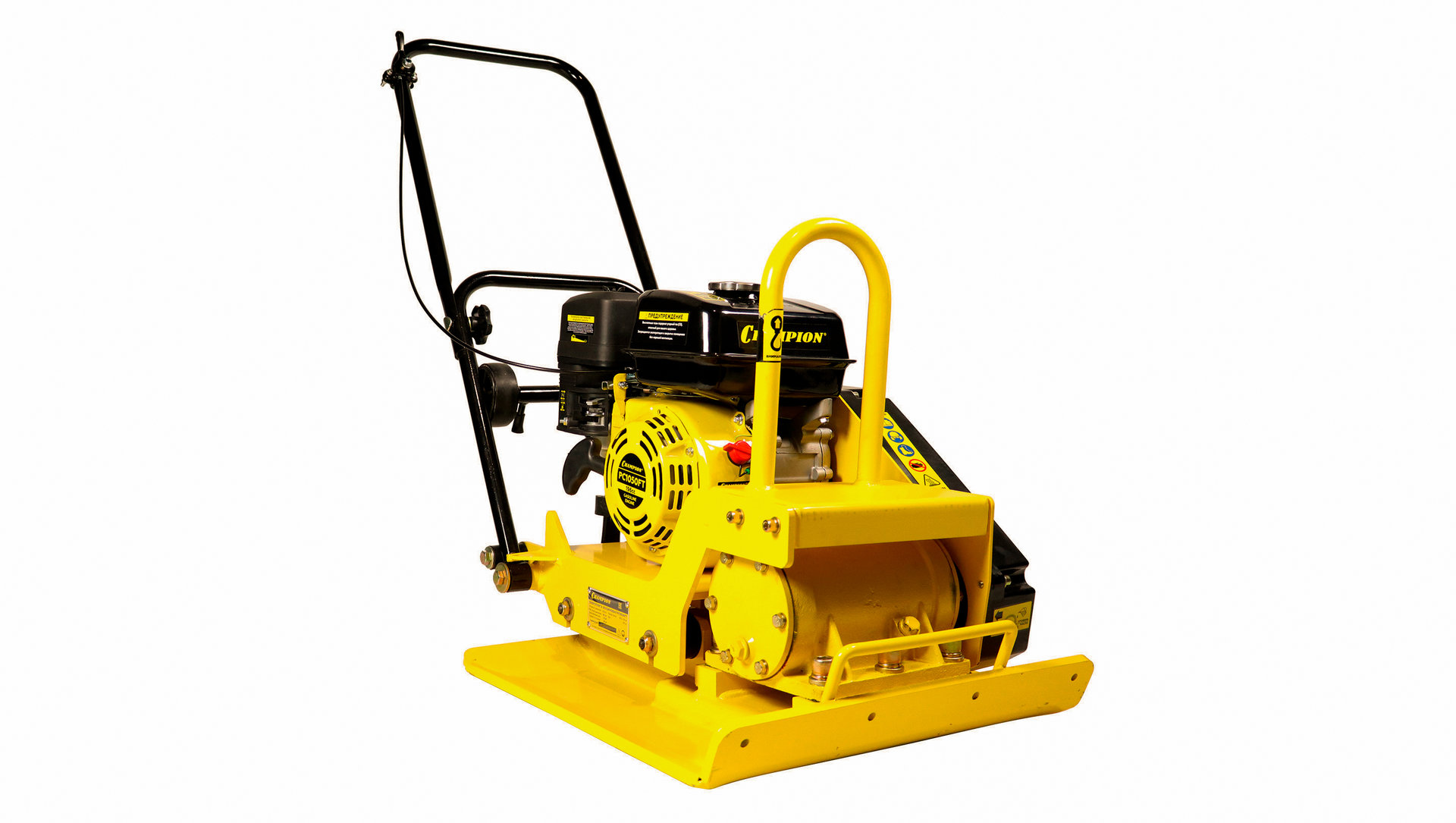 Виброплита бензиновая CHAMPION PC1050FT (PRO 107кг16кН58,5*50см35см4,8кВт) (PC1050FT)