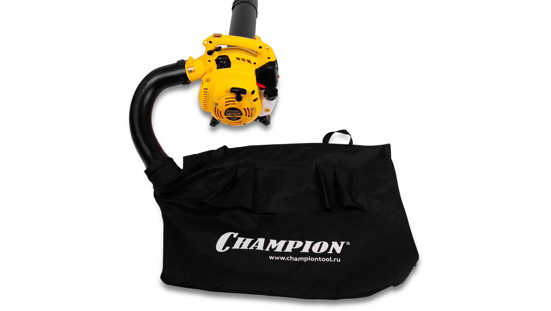 Воздуходувка-измельчитель 0,7кВт 26см? 3,9/5,75кг 720м?/ч 50л CHAMPION GBV327S