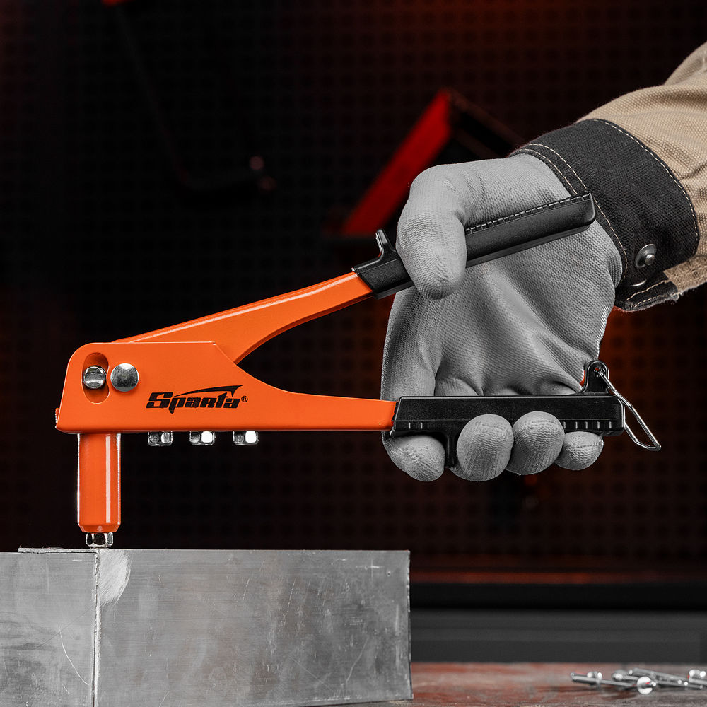 Заклепочник, 225 мм, заклепки 2.4-3.2-4.0-4.8 мм Sparta (40711)