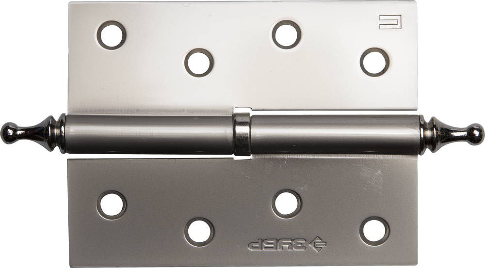 Петля карточная разъёмная правая 100?75?2.5 мм цвет матовый никель PN 2 шт ЗУБР 37605-100-4R