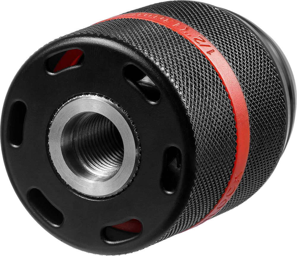 Патрон ударный быстрозажимной с фиксатором для дрели 13 мм, 1/2 ЗУБР Профессионал 29072-13-1/2_z02