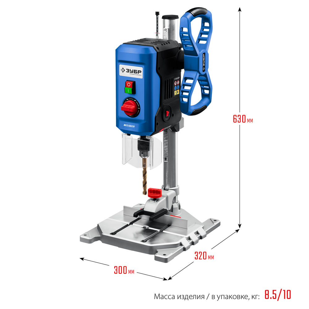 Станок сверлильный вертикально-сверлильный 750 Вт, 13 мм ЗУБР Профессионал ВСС-П750
