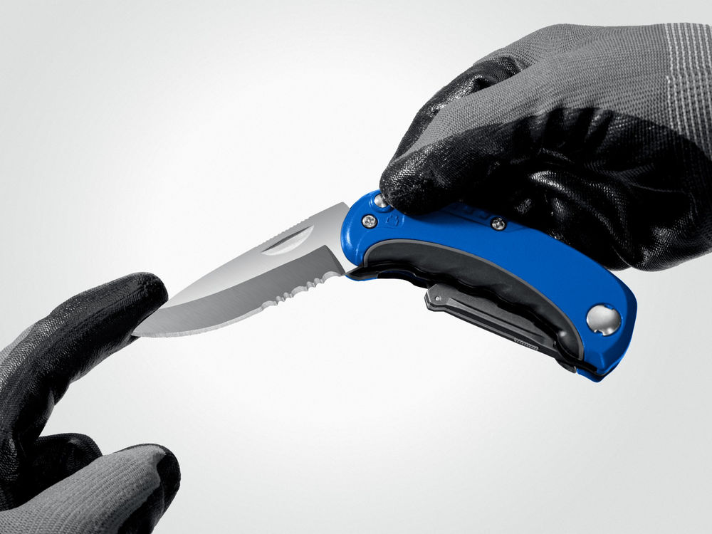 Универсальный складной нож 2-в-1 с трапециевидным лезвием технический ЗУБР Компакт-2-А24 09227