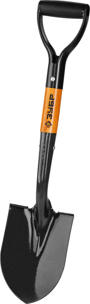Автомобильная лопата 210 х 150 х 660 мм полотно 1.7 мм закалено черенок из дуба высш. сорта с рукояткой Профессионал ЗУБР Профи-10 39355
