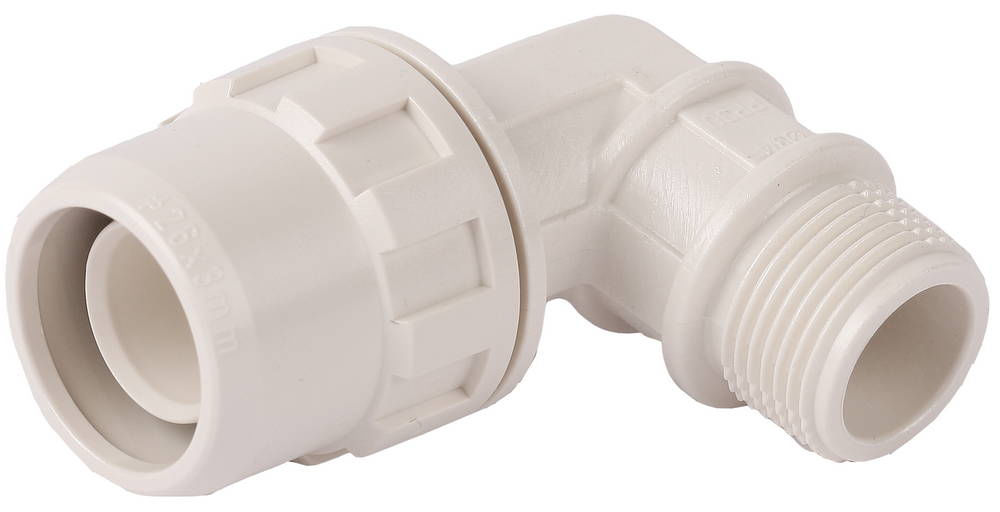 Муфта угловая ШиреФит штуцер с гайкой внешняя резьба 20 мм - 1/2 ЗУБР 51465-20-1/2