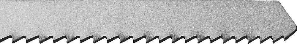 Полотна для лобзика 2 шт T225B 225 мм / 3 мм T-хвост. по дереву и строительному брусу У8А сталь Профессионал ЗУБР 155955-4