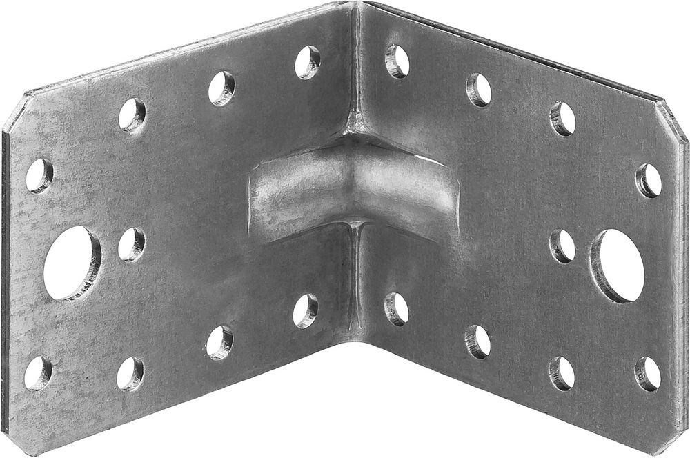 Усиленный крепежный уголок 55 x 70 x 70 x 2.5 мм цинк ЗУБР УКУ-2.5 31011-70