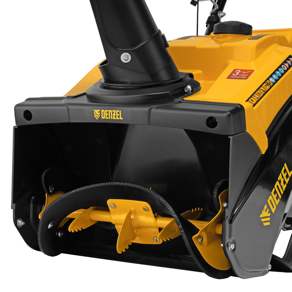 Бензиновая снегоуборочная машина SB 460 Sled, 99cc, лыжи ручной старт// Denzel (97648)