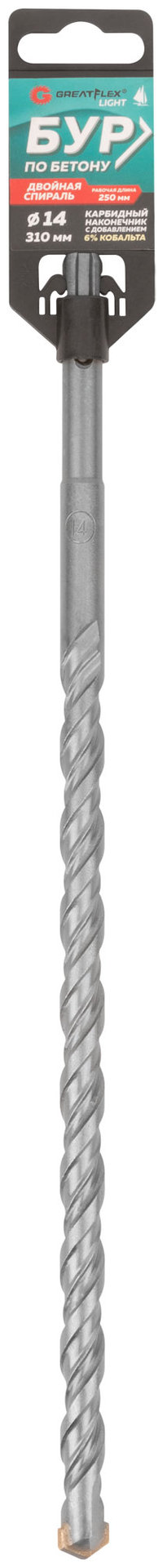 Бур по бетону, SDS-Plus, GreatFlex Light, 14x310 мм (56-14310)