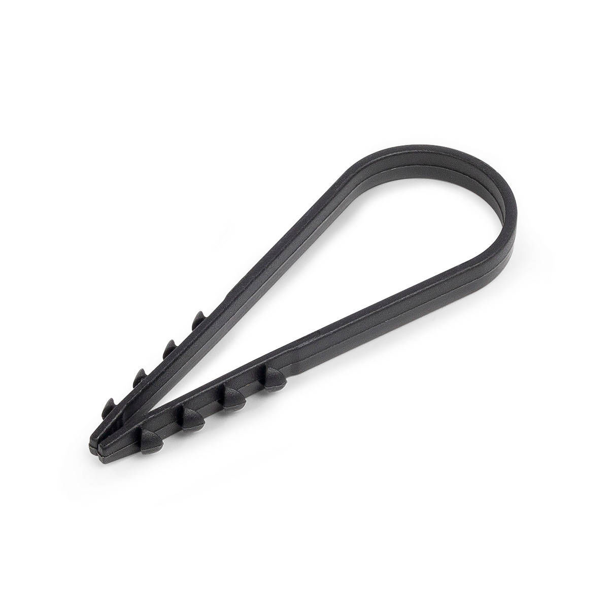 Дюбель-хомут ДХ 19–25 (черн) (100шт) (Fortisflex) (59566)