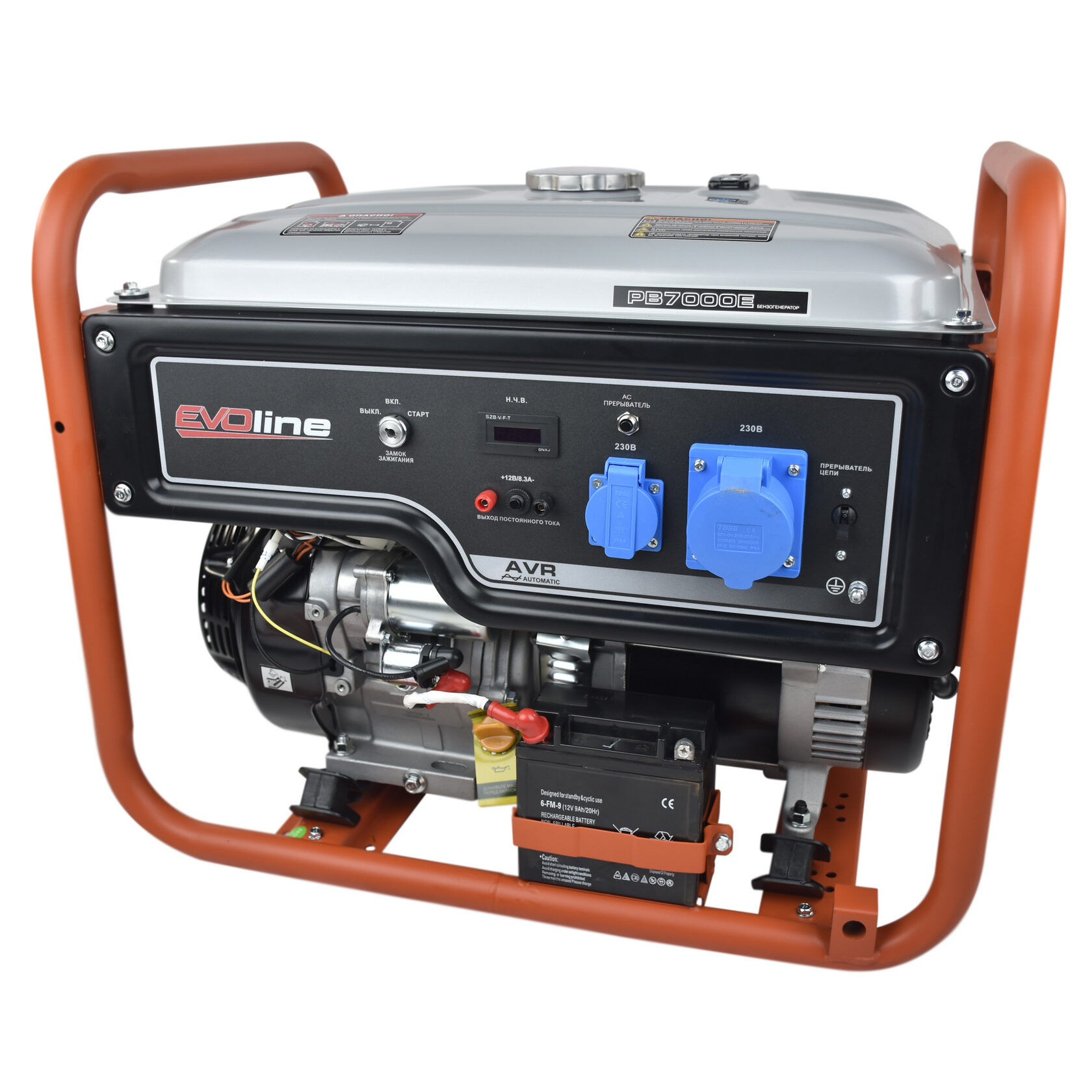 Генератор бензиновый EVOline PB 7000 E (произведено Zongshen)