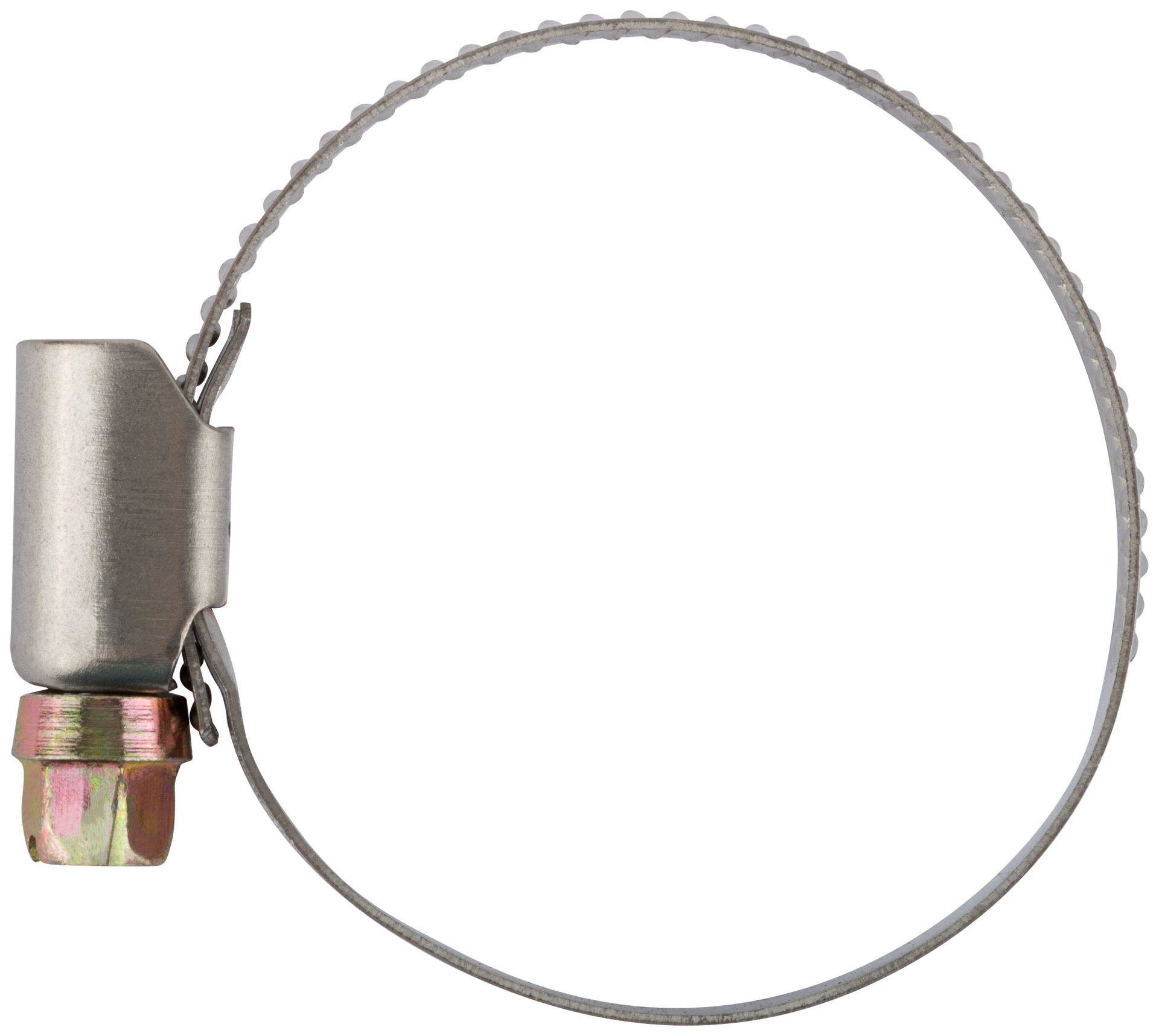 Хомут обжимной (нержавеющая сталь со сваркой) 30-45 мм (64283)