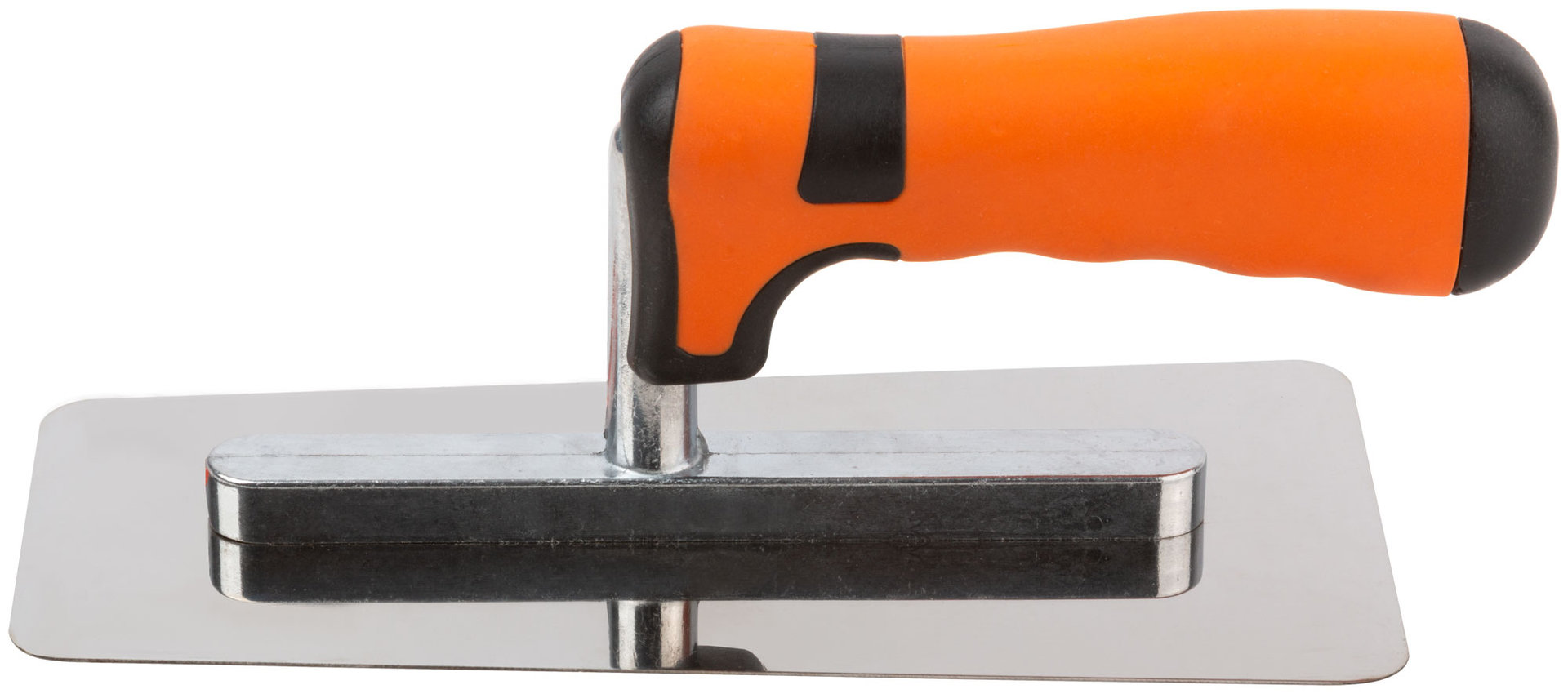 Кельма нержавеющая, венецианская форма, 2К ручка, 200 х 80 мм (30-2020)