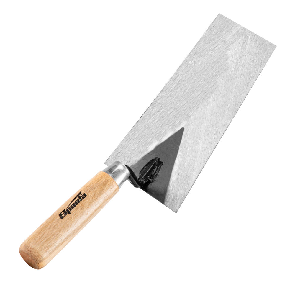 Кельма отделочника стальная, 160 мм, деревянная ручка Sparta (862745)