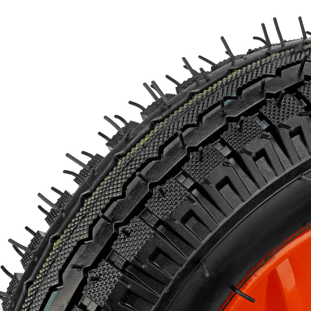 Колесо пневматическое усиленное, шина 8PR, 4.00-8 D400 мм, внутренний диаметр подшипника 12 мм, длина оси 90 мм Palisad (69080)