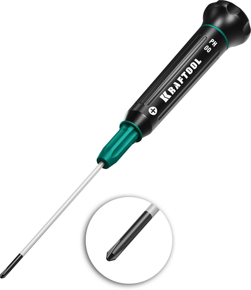 Отвертка для точных работ Precision PH00 KRAFTOOL 25682-00