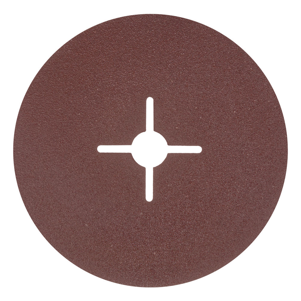 Круги фибровые 5 шт, Р 80, 180 х 22 mm Matrix (73922)