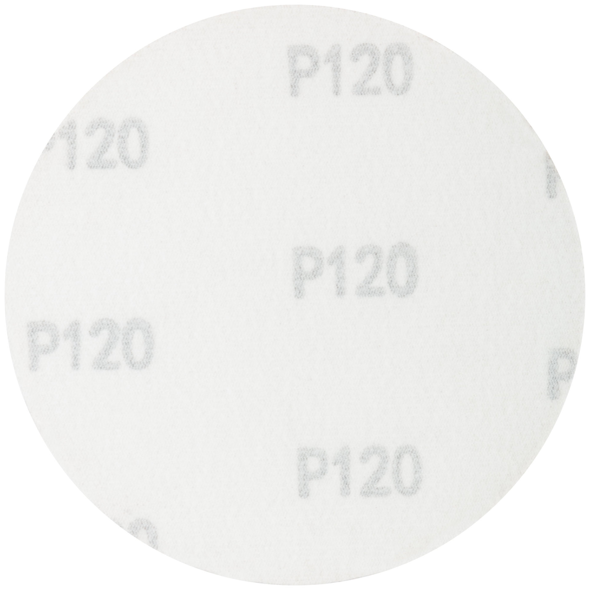 Круги шлифовальные сплошные (липучка), алюминий-оксидные, 125 мм, 5 шт. Р 120 (39776)