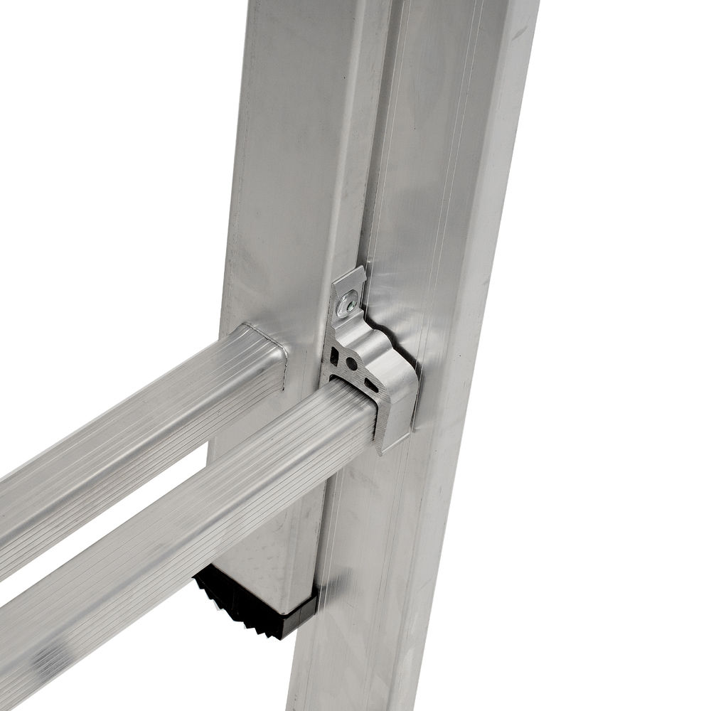 Лестница, 3 х 13 ступеней, алюминиевая, трехсекционная, Сибртех (97823)