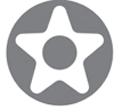 Набор 5-ти конечных звезд на головках 9 пр. 3/8 Licota ATF-4004(ATA-0360)