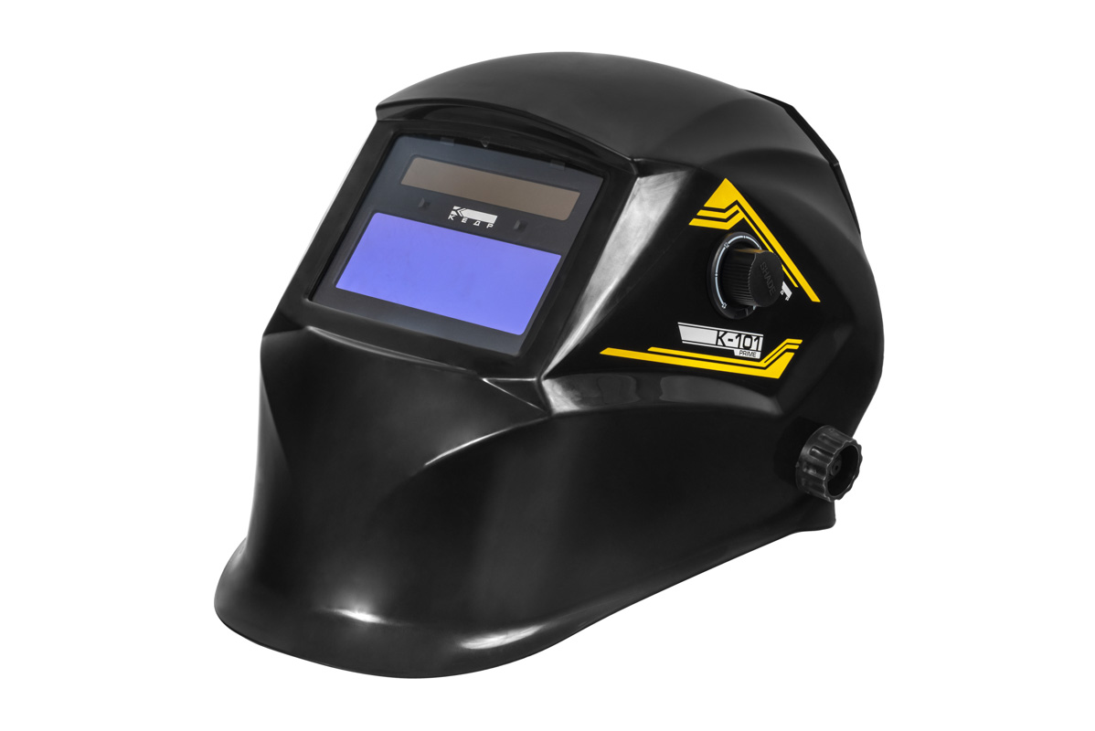 Маска сварщика КЕДР (В РАЗОБР.ВИДЕ) К-101 PRIME, черная