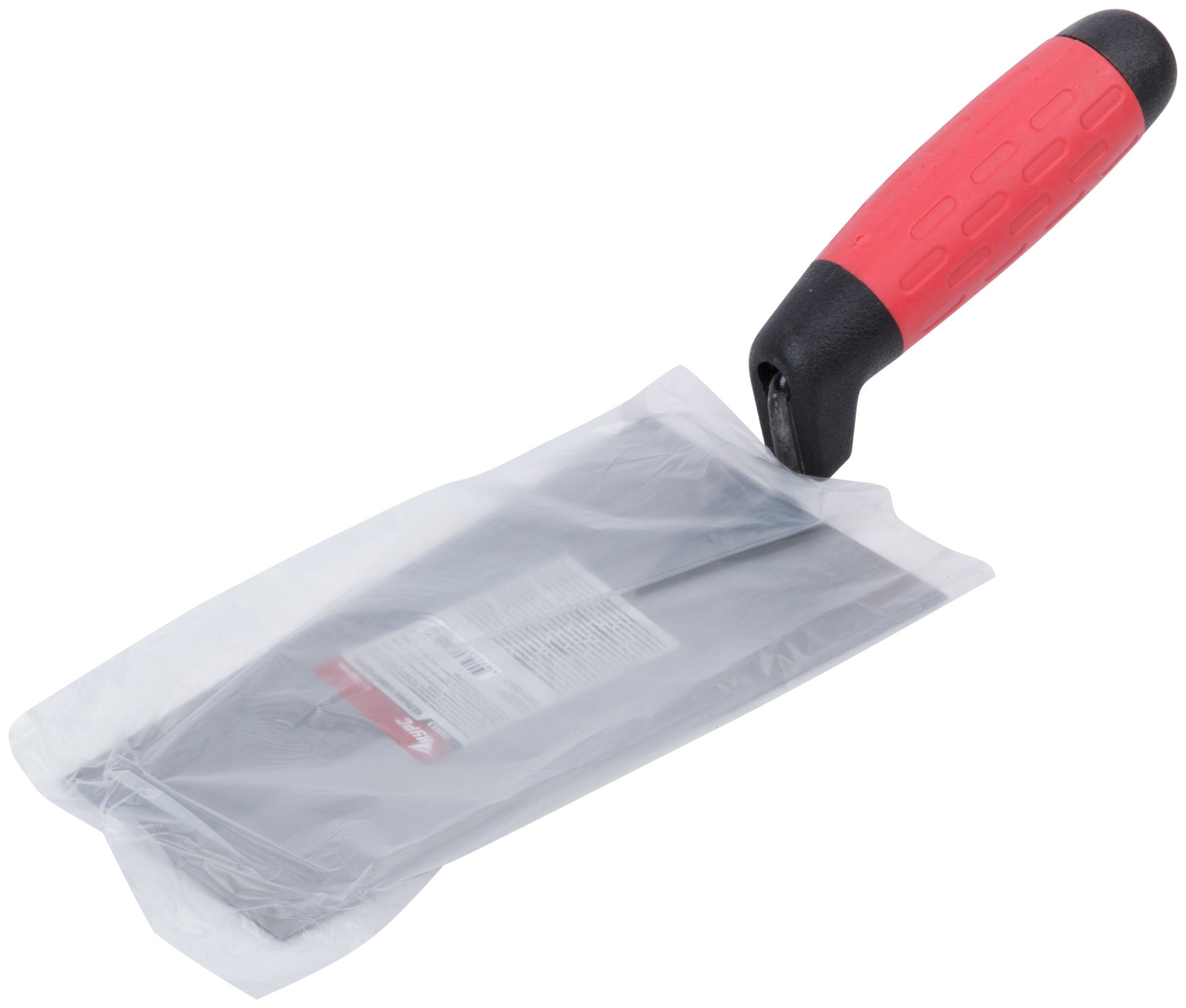 Мастерок каменщика, прорезиненная ручка 180 мм (04933)