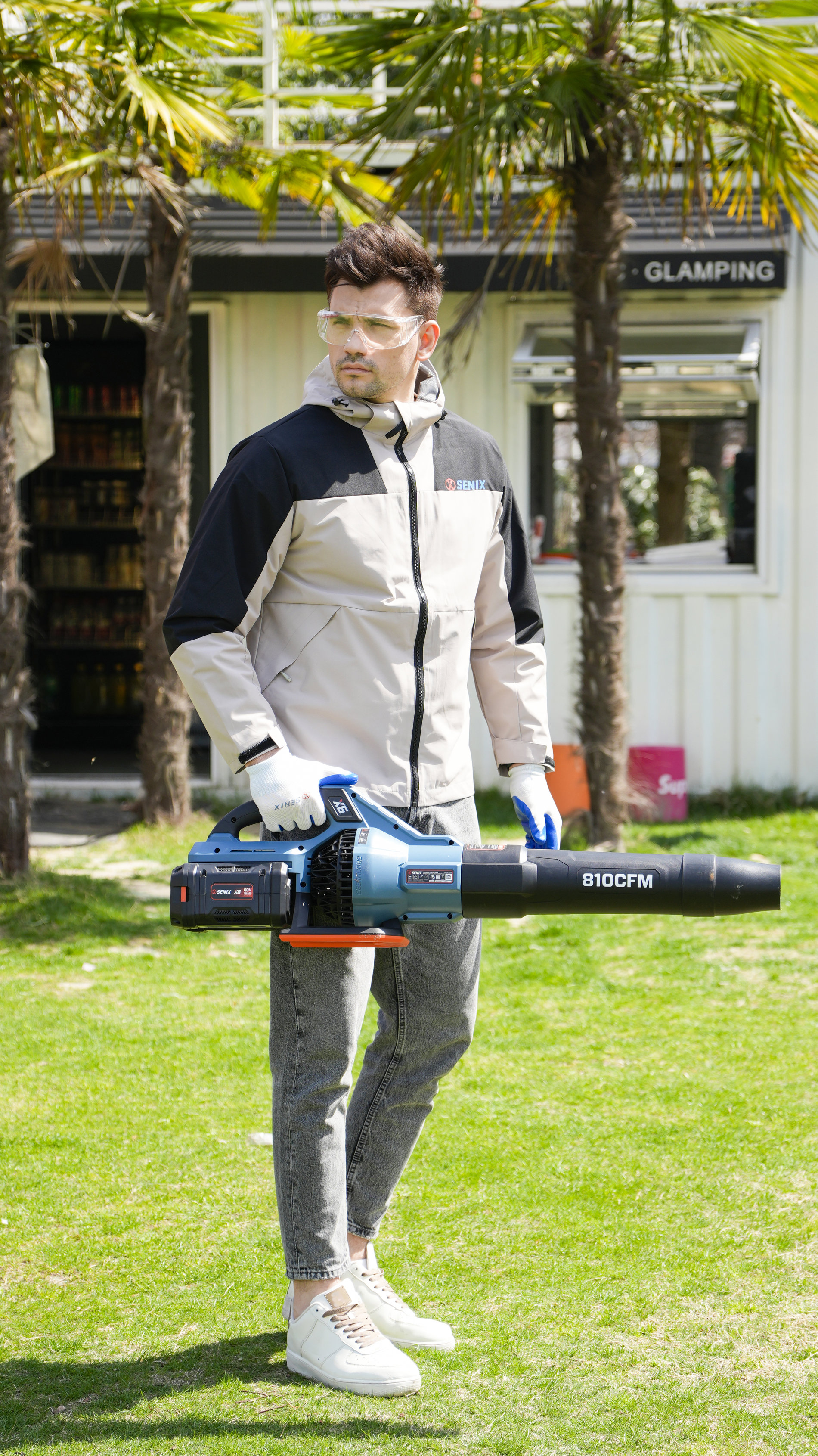 Воздуходувка, 1 аккумулятор 4.0Ач, ЗУ X6 60В