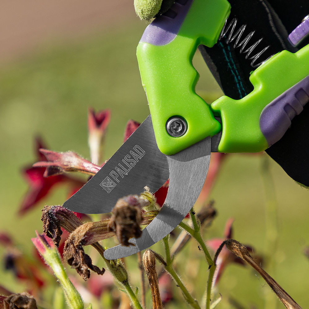 Секатор прямого реза, 150 мм, для бонсай и топиария, двухкомпонентные рукоятки, Palisad (60498)