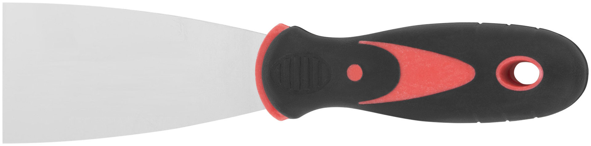 Шпатель, нерж.сталь, прорезиненная ручка 2 (50 мм) (06703)