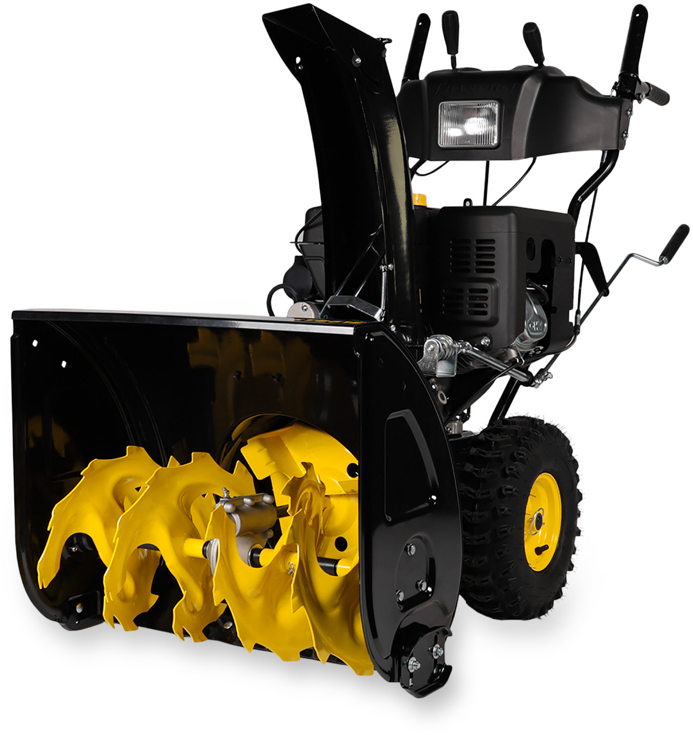 Снегоотбрасыватель CHAMPION ST861E (10лс61см6F/2Rколеса4л90,5кг эл.стартер,фара,обогрев,зимний дв.) (ST861E)