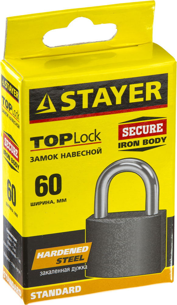 Замок навесной 60 мм STAYER 37160-60